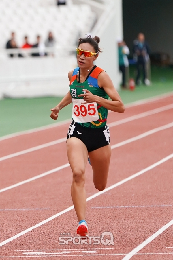 제100회 전국체전 여자 일반부 400m, 2위 신다혜 56초08