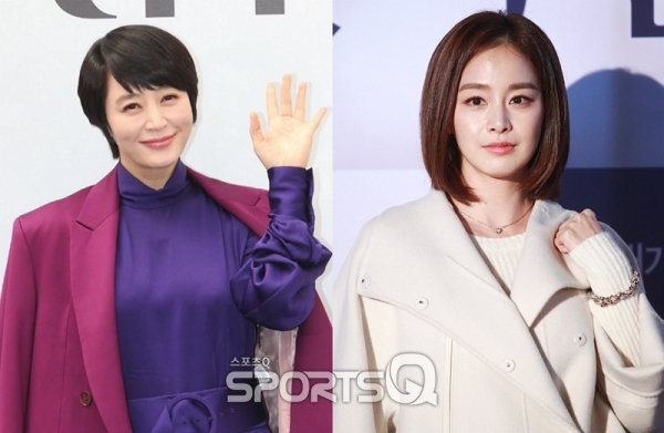 (왼쪽부터) SBS '하이에나'로 복귀하는 김혜수, tvN '하이바이마마!'로 복귀하는 김태희 [사진=스포츠Q(큐) DB]