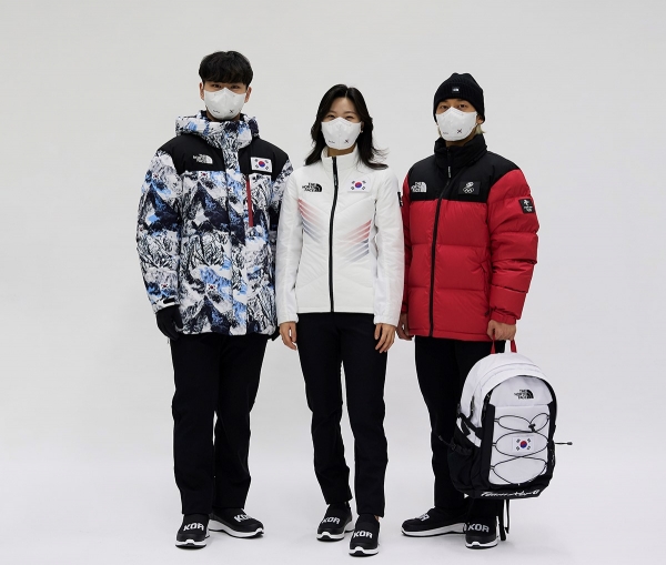 노스페이스가 동하계올림픽 4개 대회 연속 한국 선수단을 후원했다. [사진=영원아웃도어 제공]